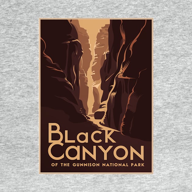 Black Canyon National Park Poster by Perspektiva